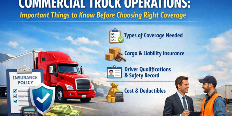 Insurance for Commercial Truck Operations