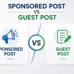 Sponsored Post vs Guest Post